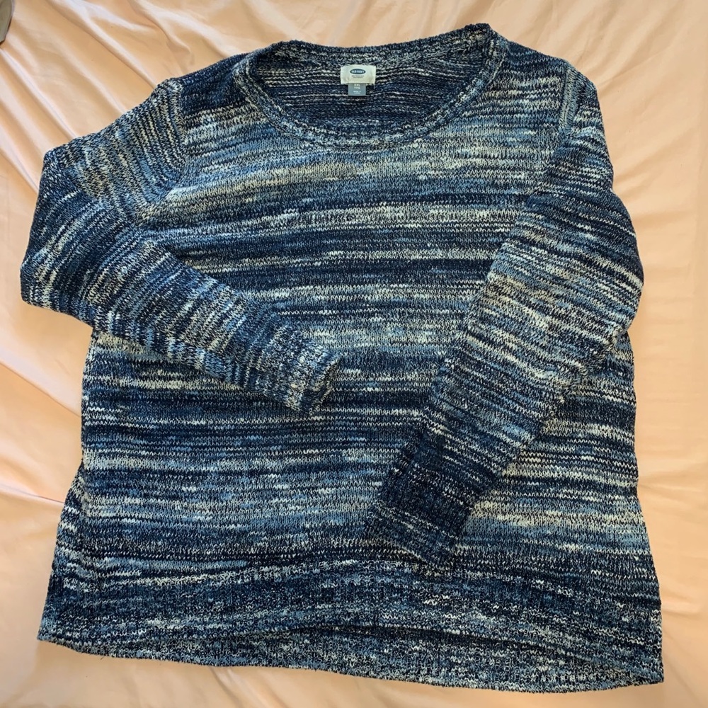 Blue & White Stripped Sweater